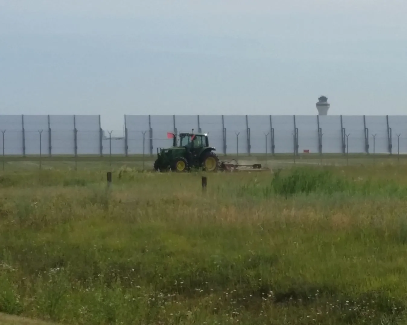 Roadside mowing along a rural corridor performed by KBK Landscaping