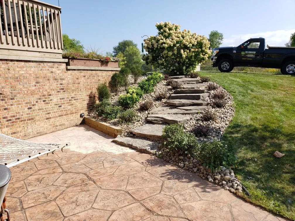 Hardscape installation project with pavers, patios and retaining walls by KBK Landscaping (photo 17)