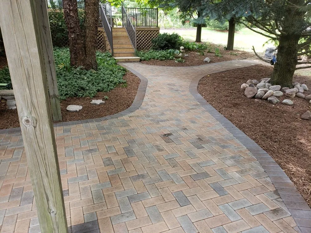 Hardscape installation project with pavers, patios and retaining walls by KBK Landscaping (photo 18)
