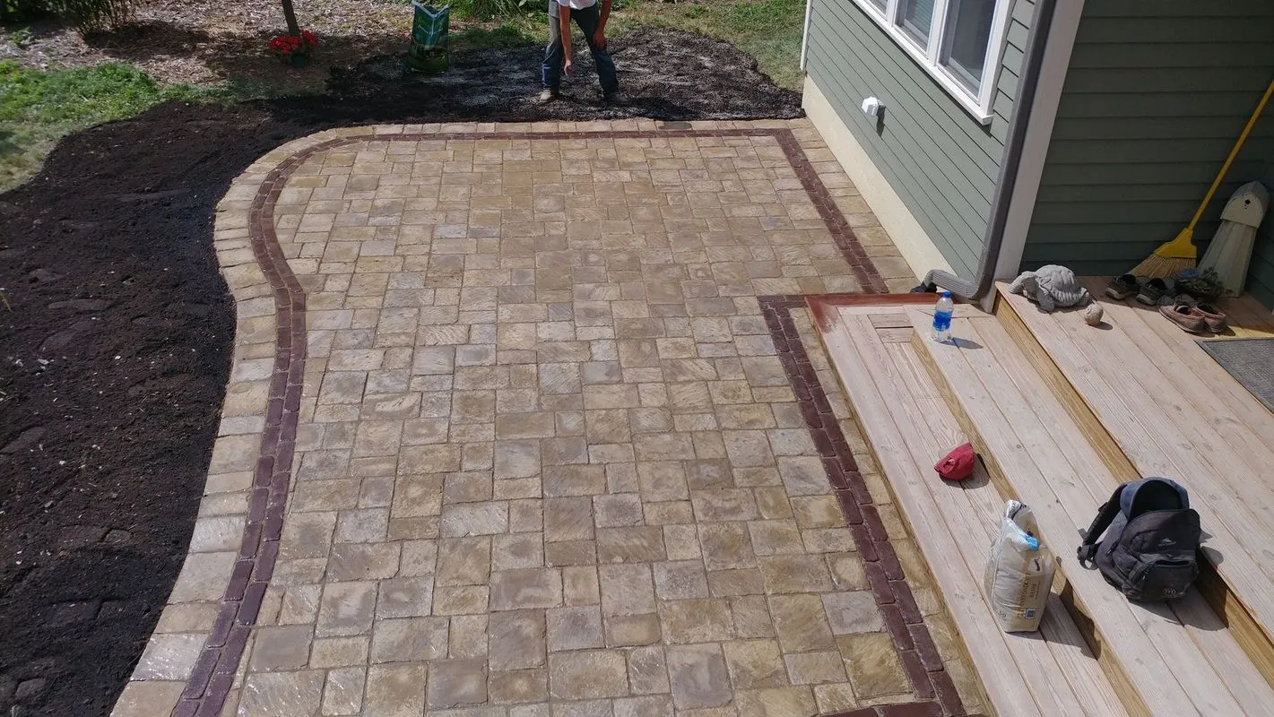 Hardscape installation project with pavers, patios and retaining walls by KBK Landscaping (photo 29)