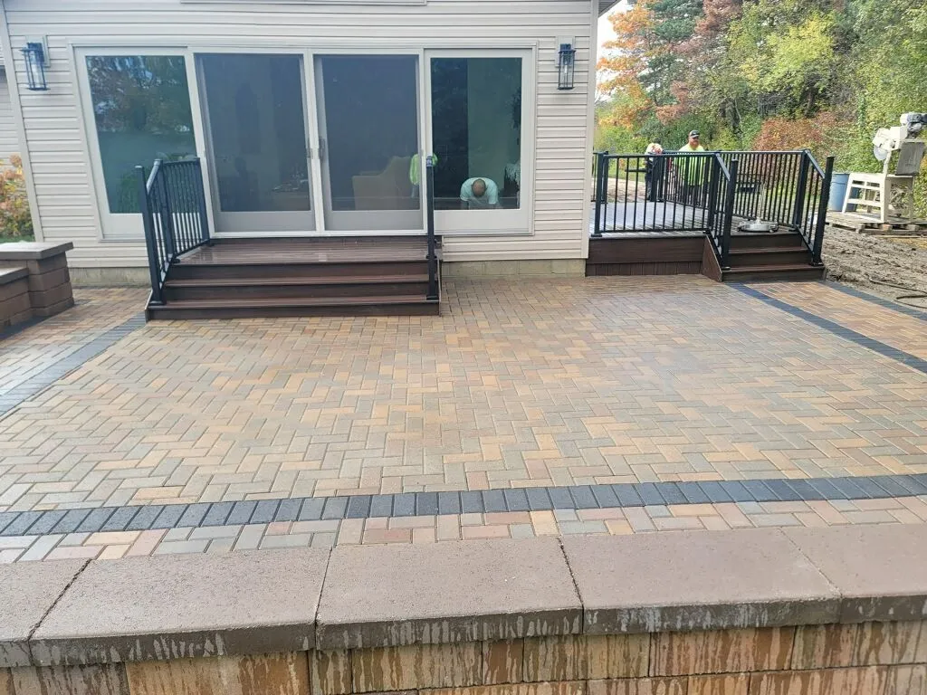 Hardscape installation project with pavers, patios and retaining walls by KBK Landscaping (photo 35)