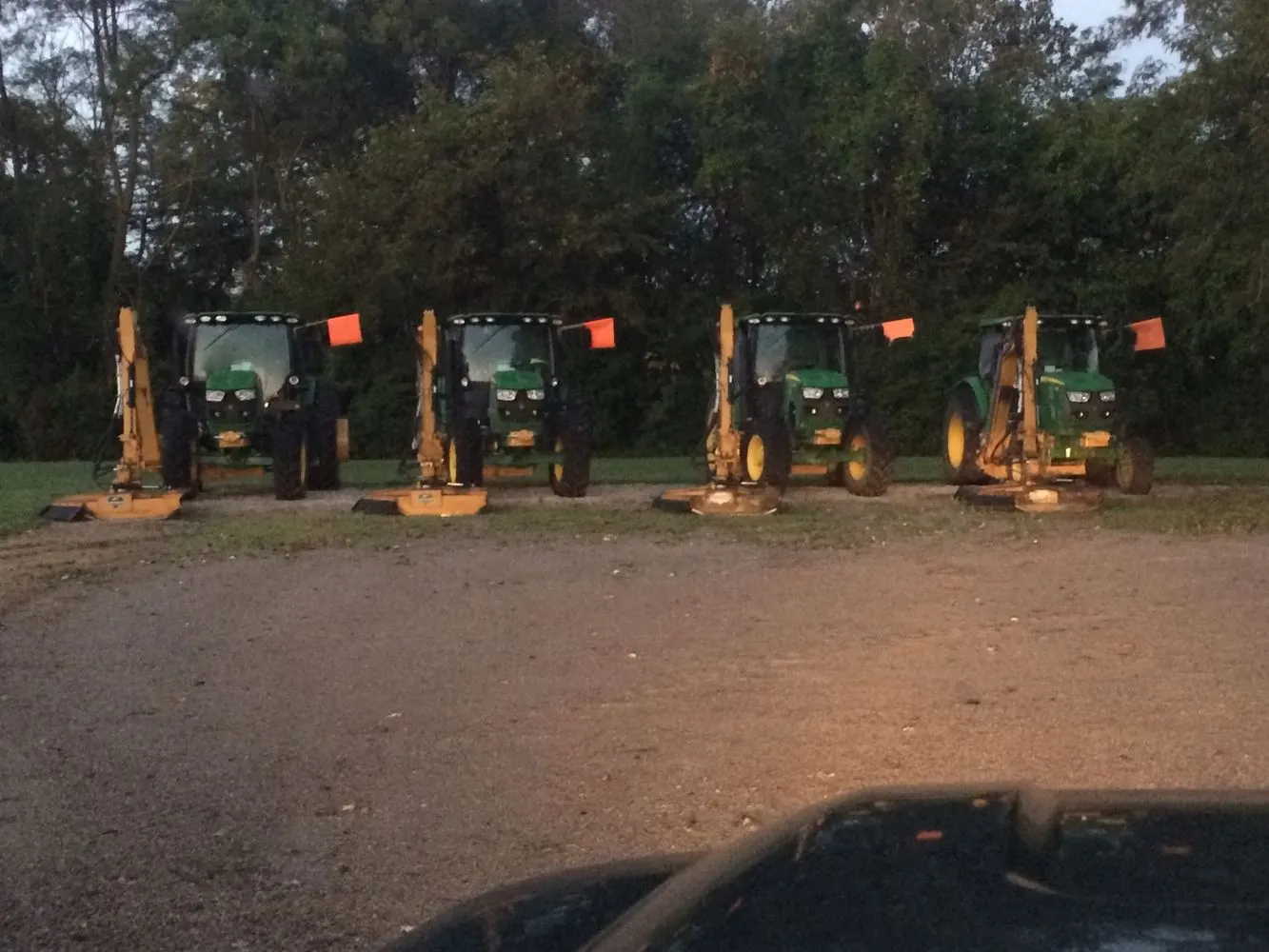 KBK Landscaping tractors and field mowing equipment