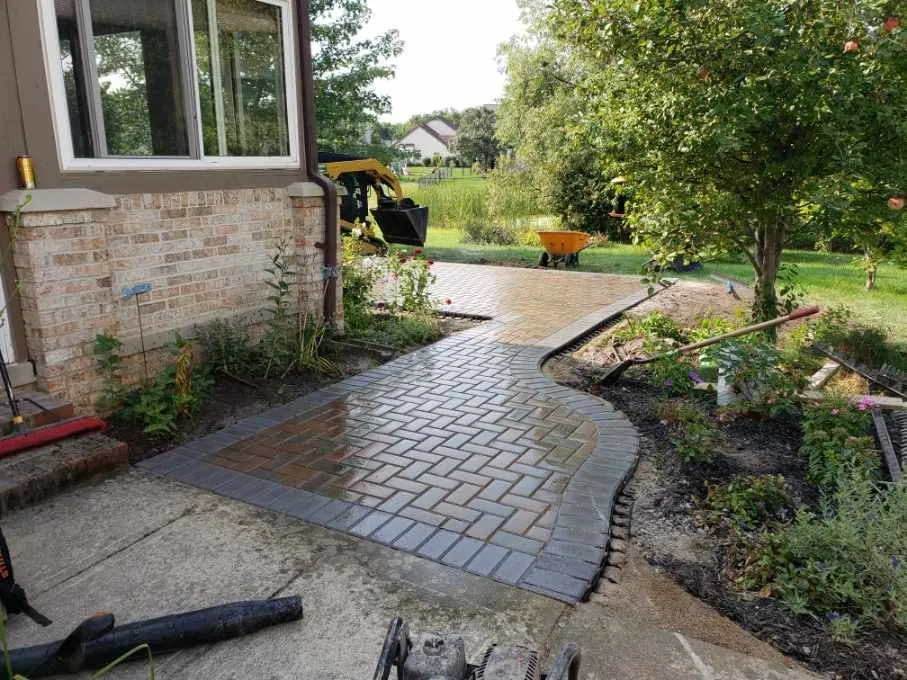 Hardscape installation project with pavers, patios and retaining walls by KBK Landscaping (photo 16)